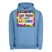 Pigment Pebble Blue Gay Pride Loading LGBTQ Tumbler Urban Hoodie - BundleAndBundleShop