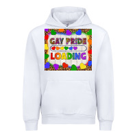 White Gay Pride Loading LGBTQ Tumbler Urban Hoodie - BundleAndBundleShop