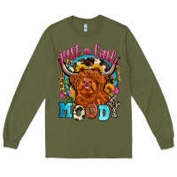 Army Green just a little moody Long Sleeve Tee - Zillion Design Studio