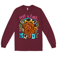 Burgundy just a little moody Long Sleeve Tee - Zillion Design Studio