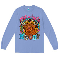 Colony Blue just a little moody Long Sleeve Tee - Zillion Design Studio