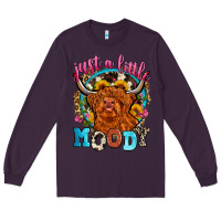 Plum just a little moody Long Sleeve Tee - Zillion Design Studio