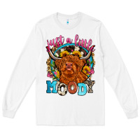 White just a little moody Long Sleeve Tee - Zillion Design Studio