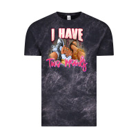 Cloud Black I have two moods sneaker and heels Vintage Tee - RanaPortraitStore