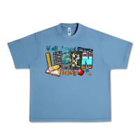 Pebble Blue y'all gonna learn today Urban Heavy Tee - Zillion Design Studio