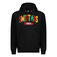 Black swiftmas season Premium Hoodie - MaliasSmallBusiness