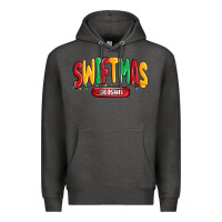 Charcoal Heather swiftmas season Premium Hoodie - MaliasSmallBusiness