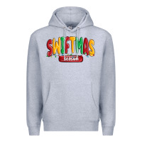 Heather Grey swiftmas season Premium Hoodie - MaliasSmallBusiness