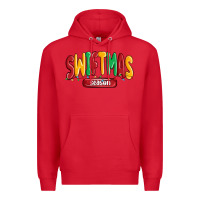 Red swiftmas season Premium Hoodie - MaliasSmallBusiness
