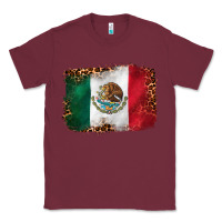 Burgundy mexican and leopard flag Classic Tee - CTS Tumbler Store