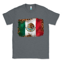 Charcoal Heather mexican and leopard flag Classic Tee - CTS Tumbler Store