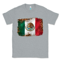 Heather Grey mexican and leopard flag Classic Tee - CTS Tumbler Store