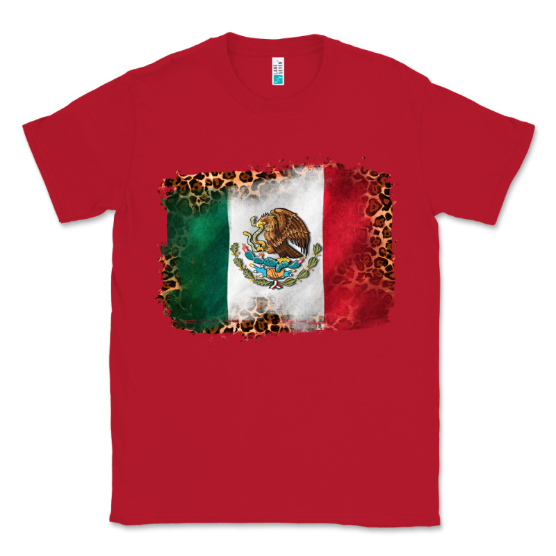 Mexican And Leopard Flag Classic Tee by CTS Tumbler Store | Teevron