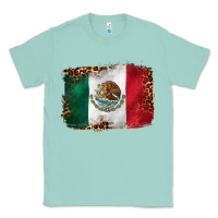 Seafoam mexican and leopard flag Classic Tee - CTS Tumbler Store