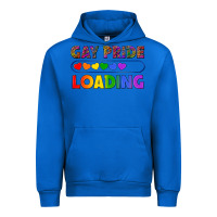 Cobalt Western Gay Pride Loading LGBTQ+ Urban Hoodie - BundleAndBundleShop