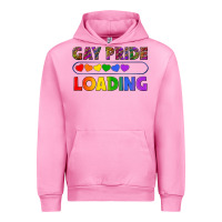 Fuchsia Pink Western Gay Pride Loading LGBTQ+ Urban Hoodie - BundleAndBundleShop