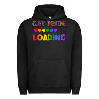 Pigment Black Western Gay Pride Loading LGBTQ+ Urban Hoodie - BundleAndBundleShop