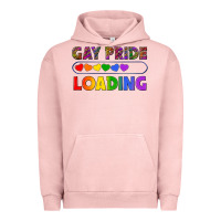 Pigment Salmon Western Gay Pride Loading LGBTQ+ Urban Hoodie - BundleAndBundleShop