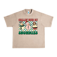 French Oak Chillin with my Snowmies Urban Heavy Tee - BarkalooDesign