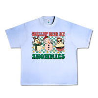 Grape Ice Chillin with my Snowmies Urban Heavy Tee - BarkalooDesign