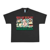 Pigment Black Chillin with my Snowmies Urban Heavy Tee - BarkalooDesign