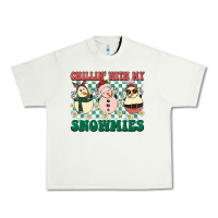 Pistachio Chillin with my Snowmies Urban Heavy Tee - BarkalooDesign
