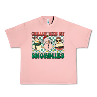 Salmon Chillin with my Snowmies Urban Heavy Tee - BarkalooDesign
