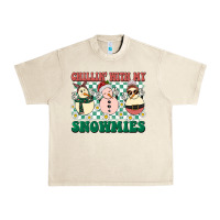 Sandshell Chillin with my Snowmies Urban Heavy Tee - BarkalooDesign
