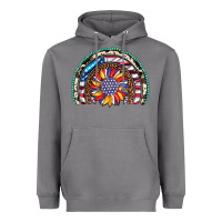 Storm sunflower american flag leopard gemstone cowhide rainbow Heavyweight Hoodie - Artiststas