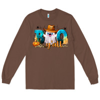 Chestnut Boo Y'all Long Sleeve Tee - texasbilliewilder