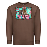 Chestnut mama bear sees all Premium Sweatshirt - Artiststas