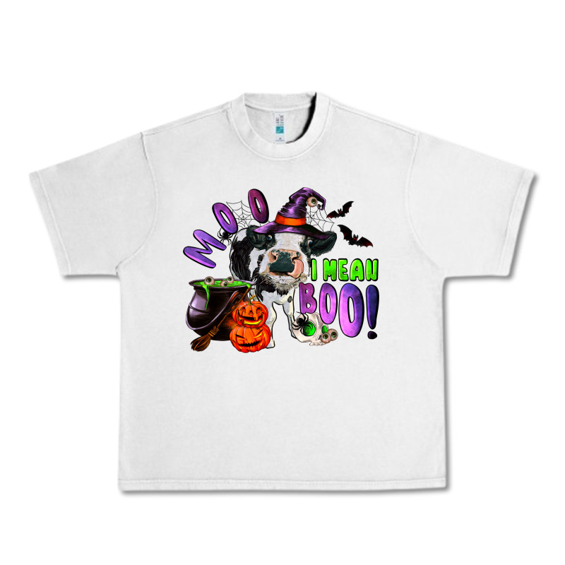 Moo I Mean Boo Baby Cow Urban Heavy Tee by RanaPortraitStore | Teevron
