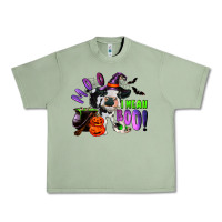 Oil Green Moo I Mean Boo Baby Cow Urban Heavy Tee - RanaPortraitStore