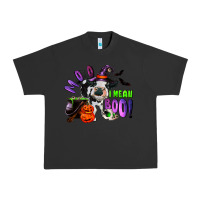Pigment Black Moo I Mean Boo Baby Cow Urban Heavy Tee - RanaPortraitStore