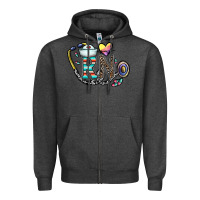 Charcoal Heather Rn Zipper Hoodie - CowhideDigitalArt