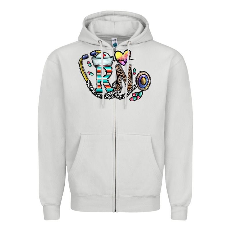Rn Zipper Hoodie by CowhideDigitalArt | Teevron