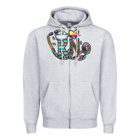 Heather Grey Rn Zipper Hoodie - CowhideDigitalArt