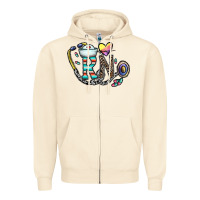 Sandshell Rn Zipper Hoodie - CowhideDigitalArt