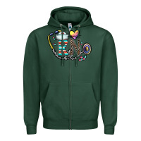 Sports Green Rn Zipper Hoodie - CowhideDigitalArt