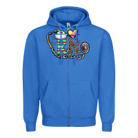 True Royal Rn Zipper Hoodie - CowhideDigitalArt