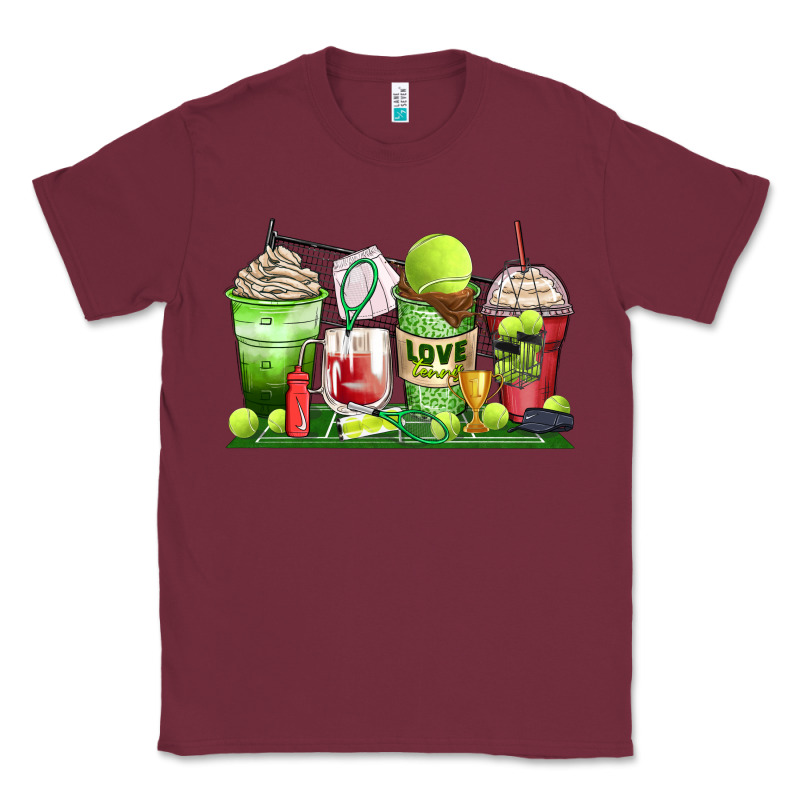 Tennis Coffee Cups Classic Tee by Zillion Design Studio | Teevron