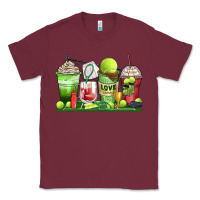 Burgundy tennis coffee cups Classic Tee - Zillion Design Studio