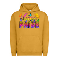 Pigment Peanut Butter Gay Pride With Butterfly Urban Hoodie - BundleAndBundleShop