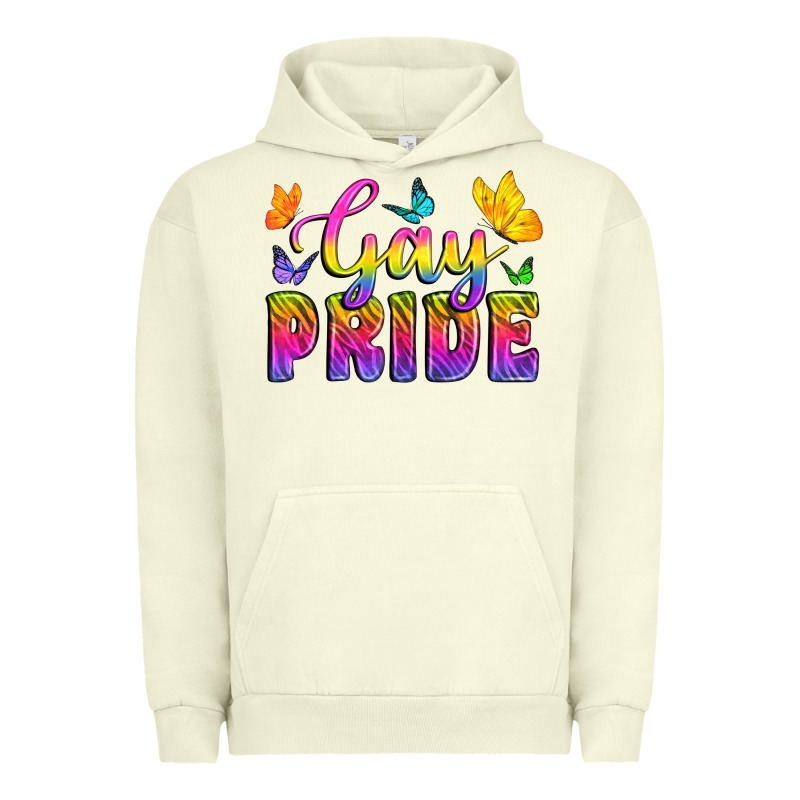 Gay Pride With Butterfly Urban Hoodie by BundleAndBundleShop | Teevron