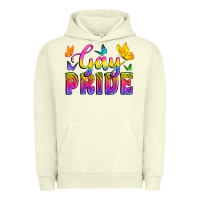 Pigment Pistachio Gay Pride With Butterfly Urban Hoodie - BundleAndBundleShop