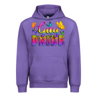 Tulip Gay Pride With Butterfly Urban Hoodie - BundleAndBundleShop