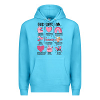 Ocean Blue funny valentines Premium Hoodie - MaliasSmallBusiness