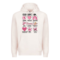 Pale Pink funny valentines Premium Hoodie - MaliasSmallBusiness