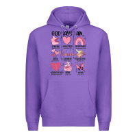 Purple funny valentines Premium Hoodie - MaliasSmallBusiness