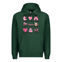 Sports Green funny valentines Premium Hoodie - MaliasSmallBusiness